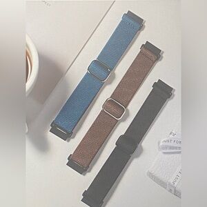 (1MC16) Stylish Men's Set of 3 Watch Bands For Samsung Galaxy Watch Brand New